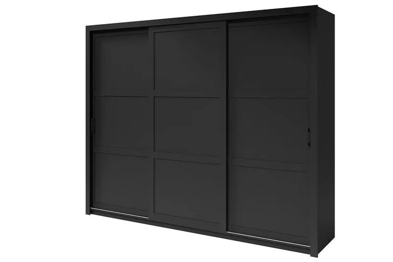 FRAMA 255 in Schwarz, Schrägansicht
